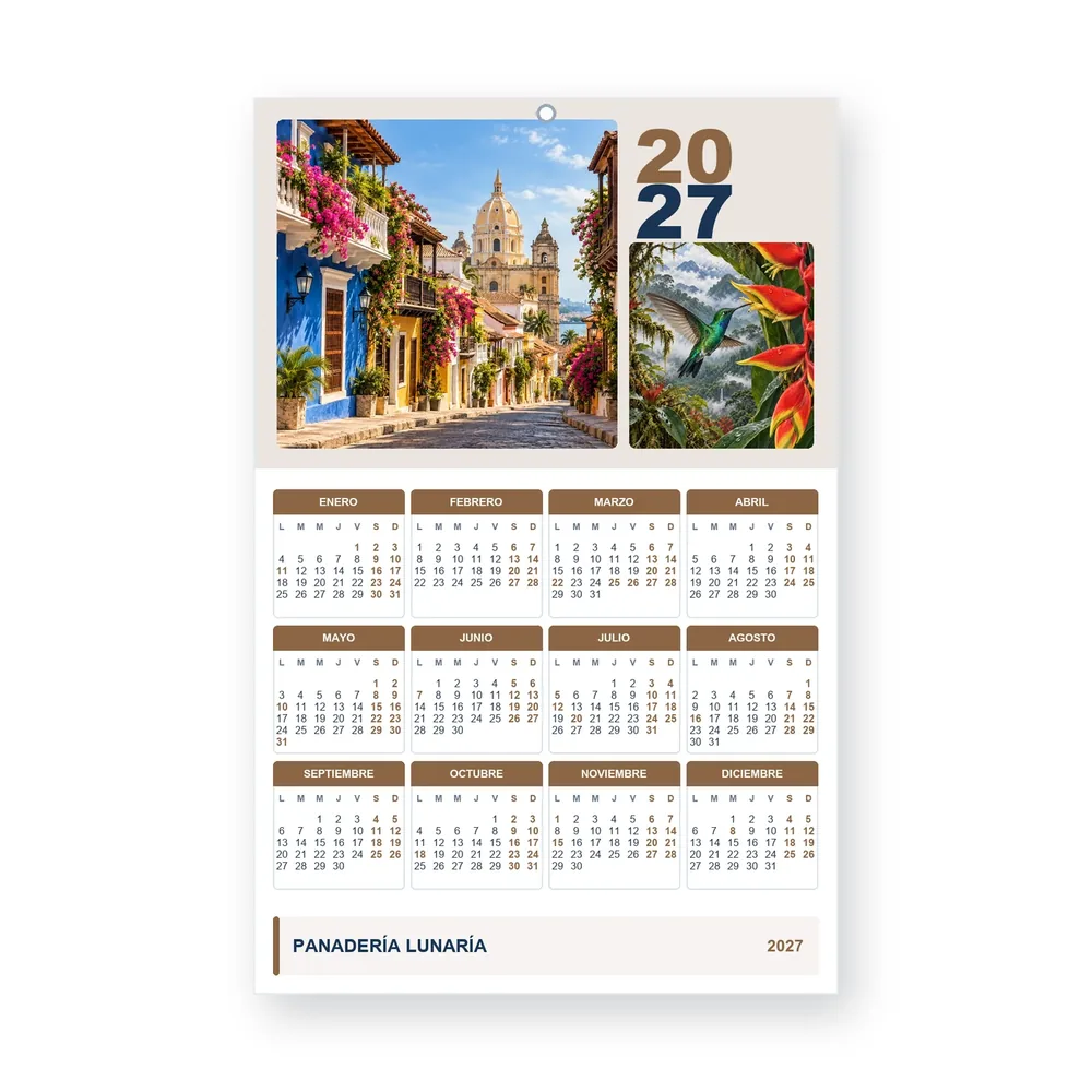 Calendario de diseño propio PG27-26-13
