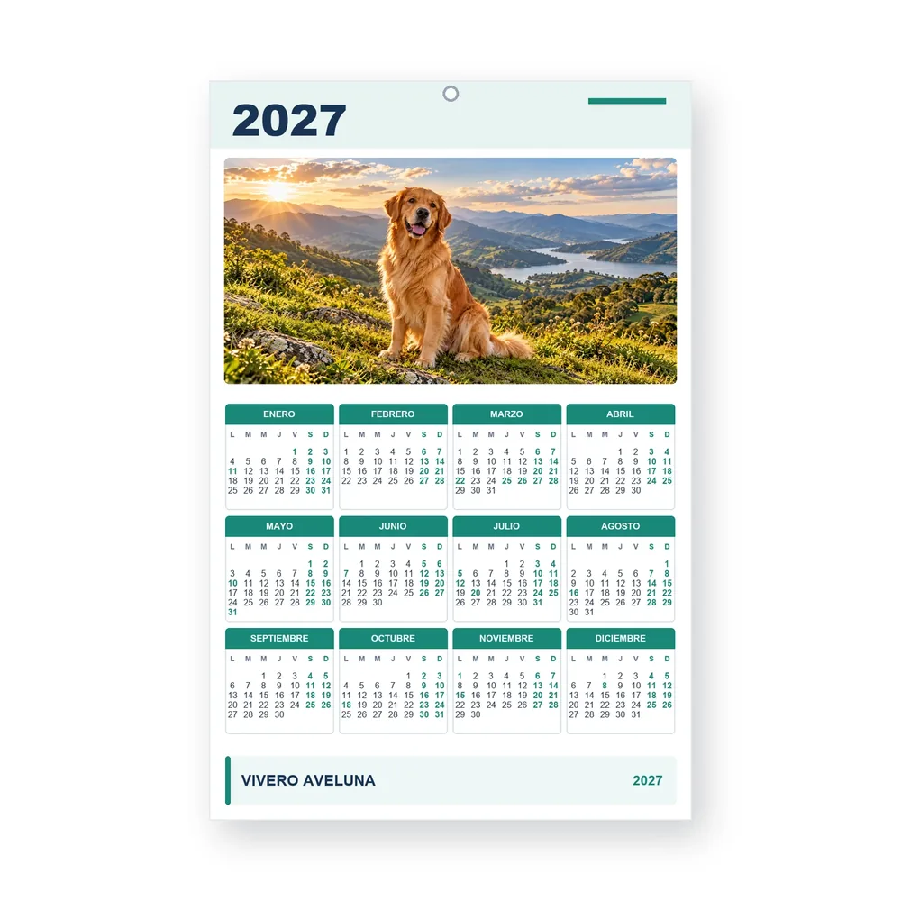 Calendario de diseño propio PG27-26-15