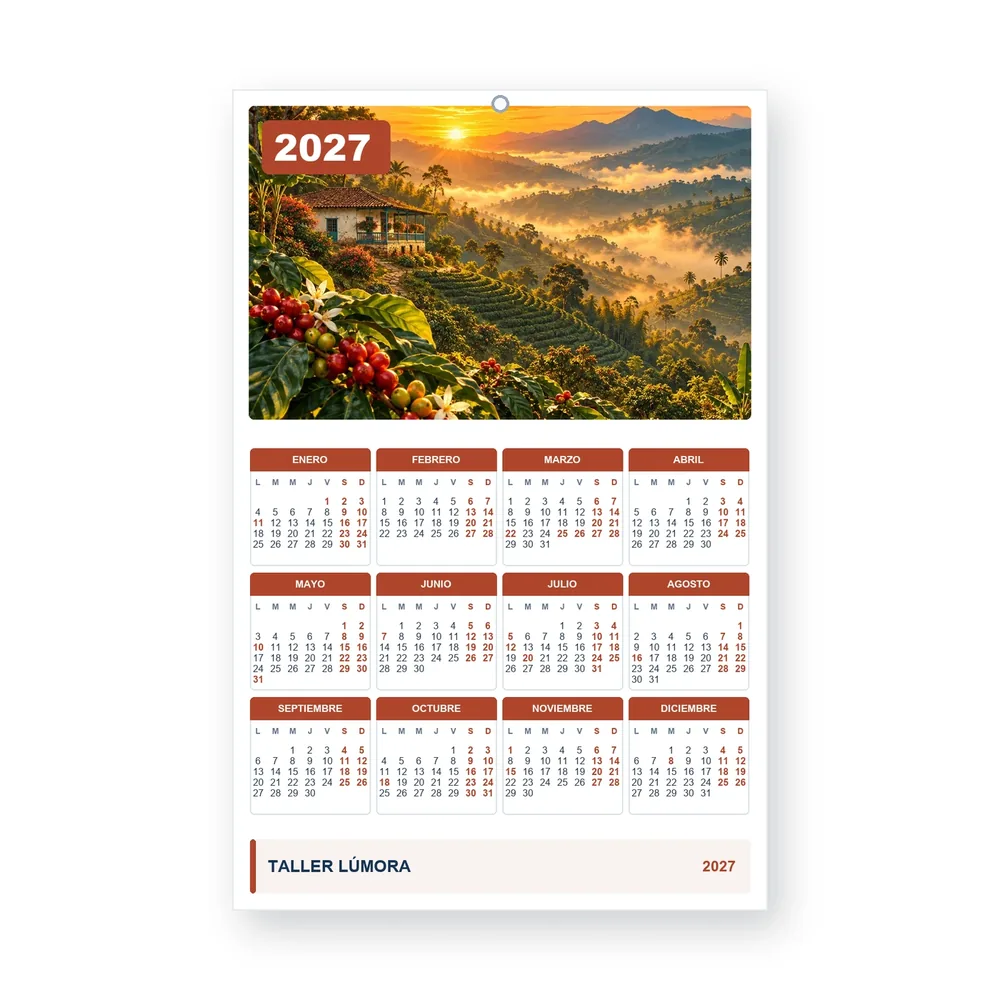 Calendario de diseño propio PG27-26-18