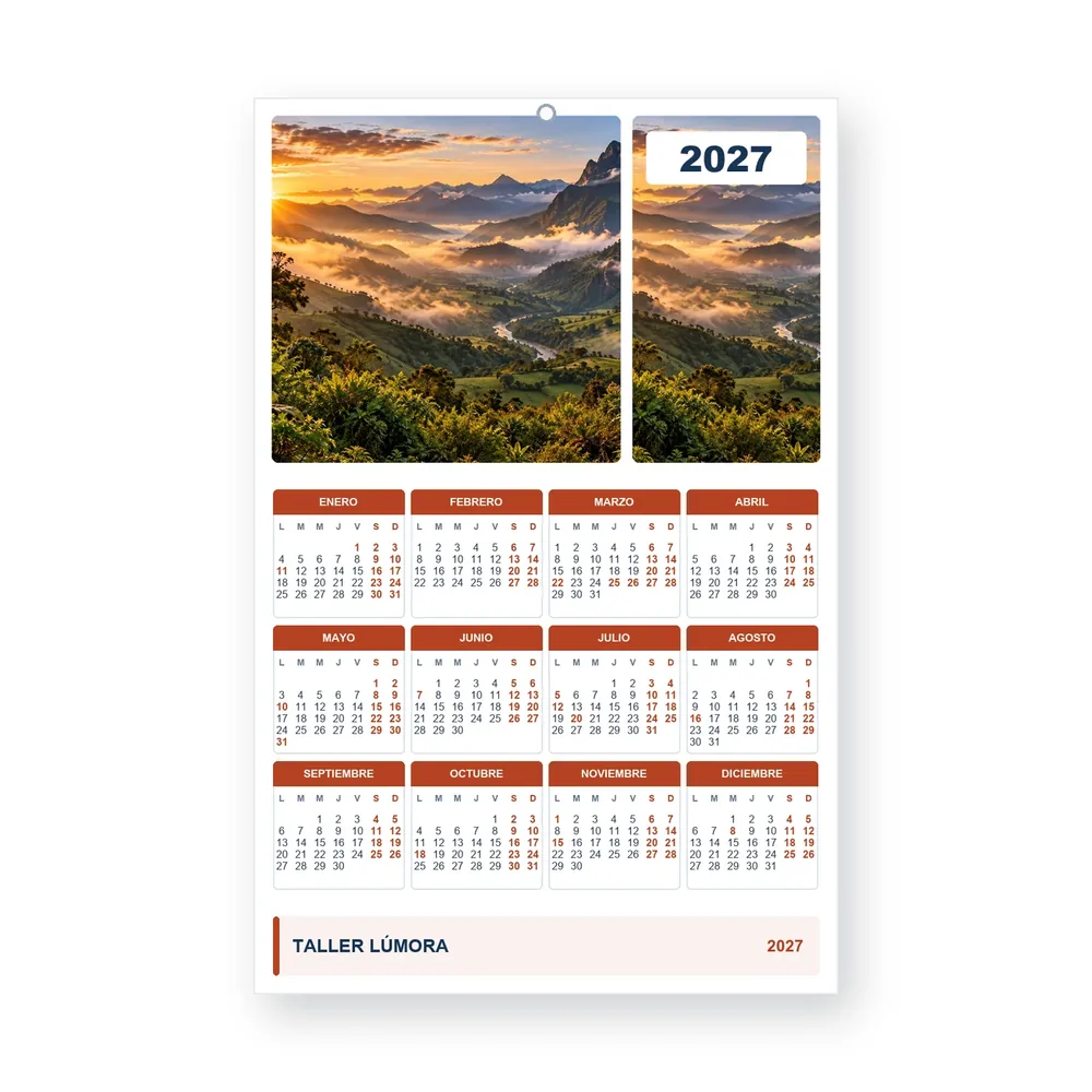 Calendario de diseño propio PG27-27-02