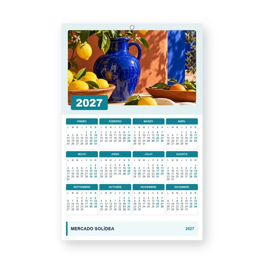 Calendario de diseño propio PG27-27-06