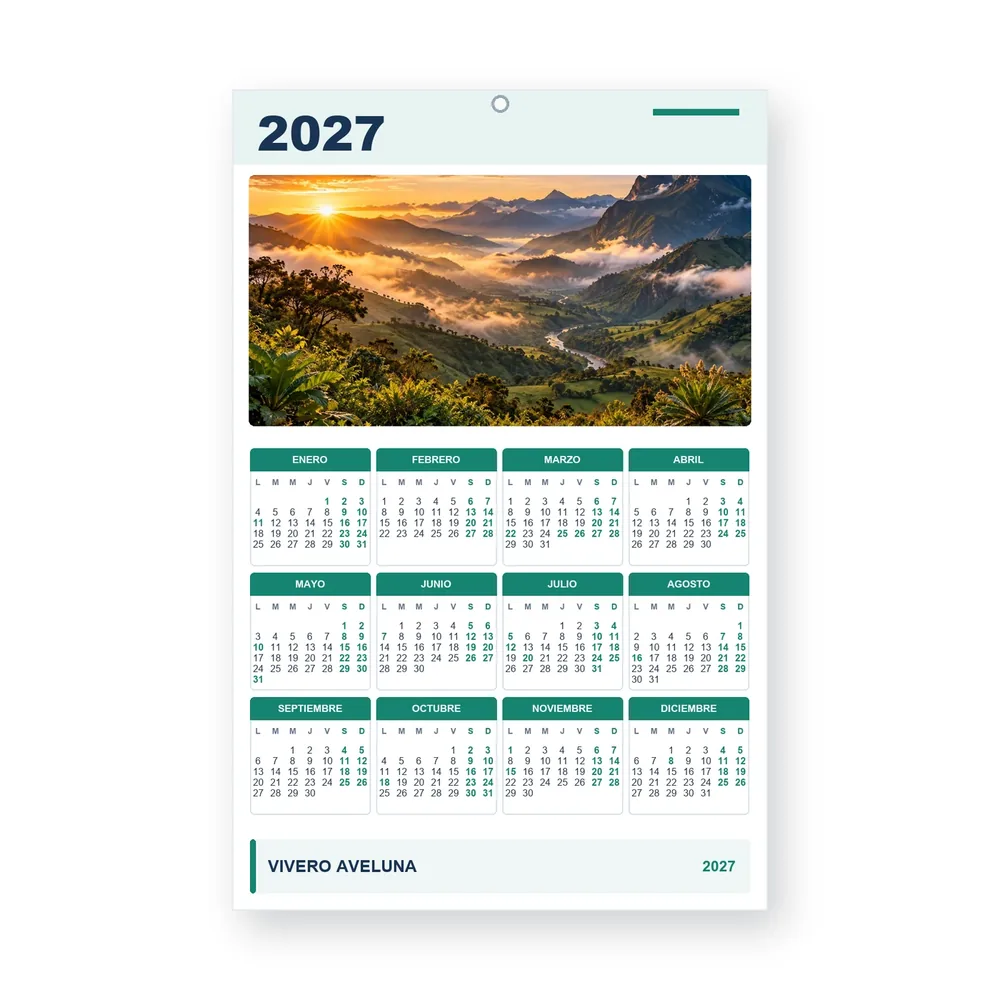 Calendario de diseño propio PG27-28-09