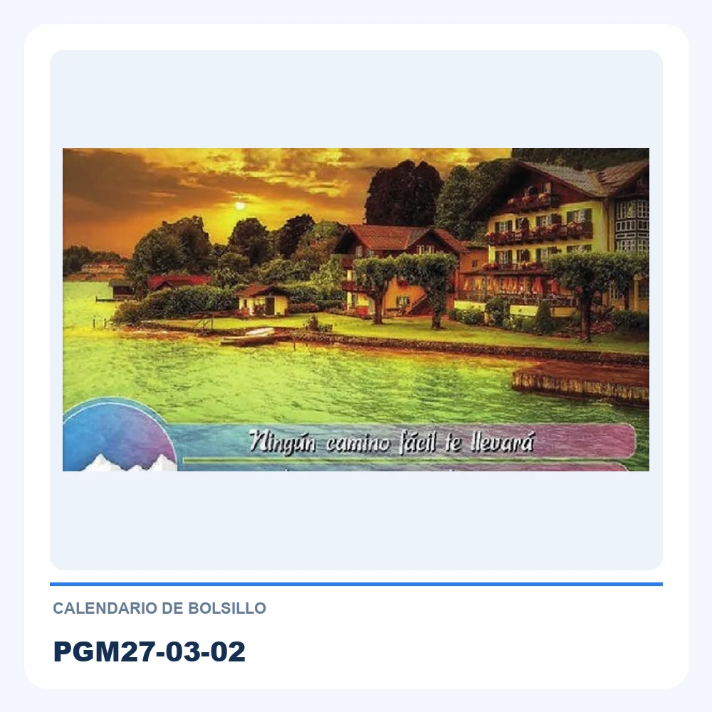 Calendario de Bolsillo PGM27-03-02