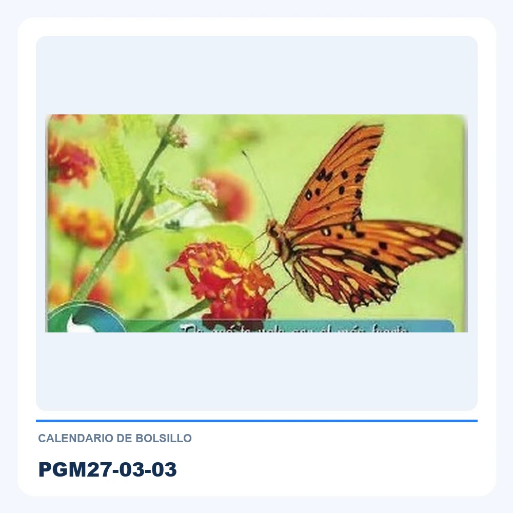 Calendario de Bolsillo PGM27-03-03