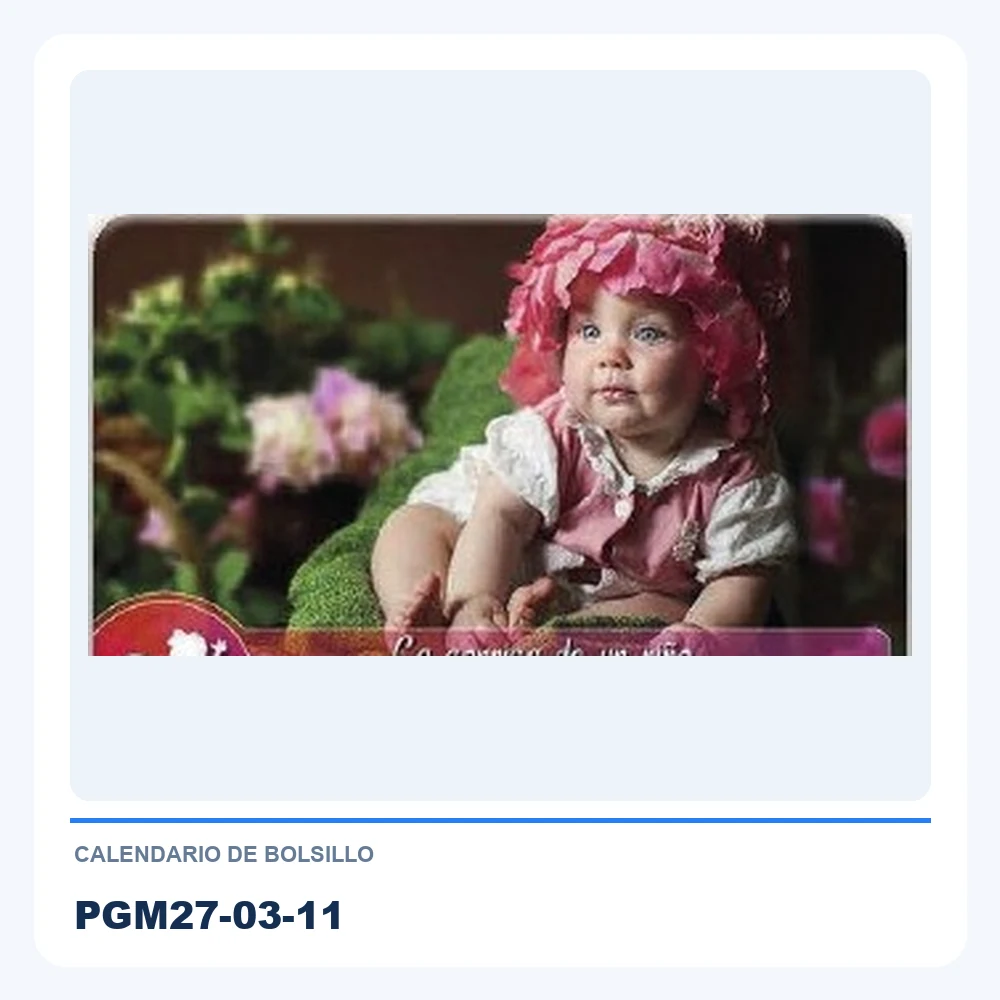 Calendario de Bolsillo PGM27-03-11