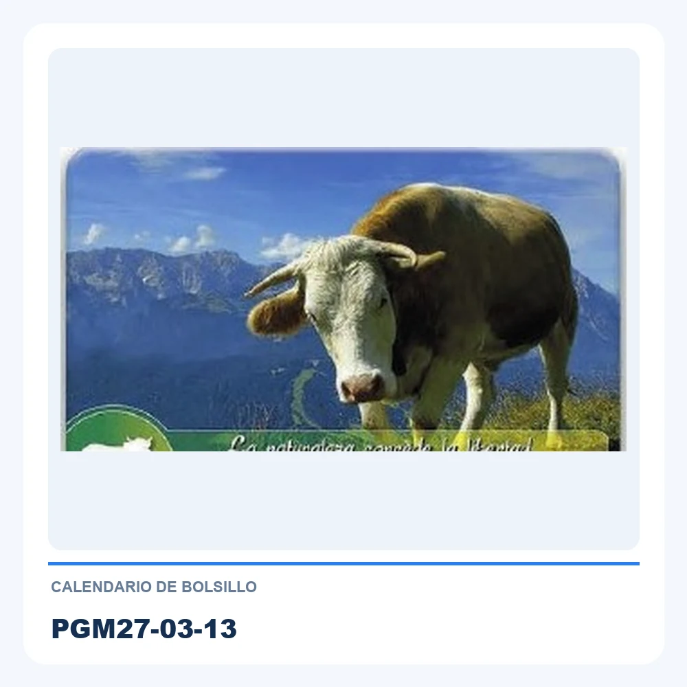 Calendario de Bolsillo PGM27-03-13