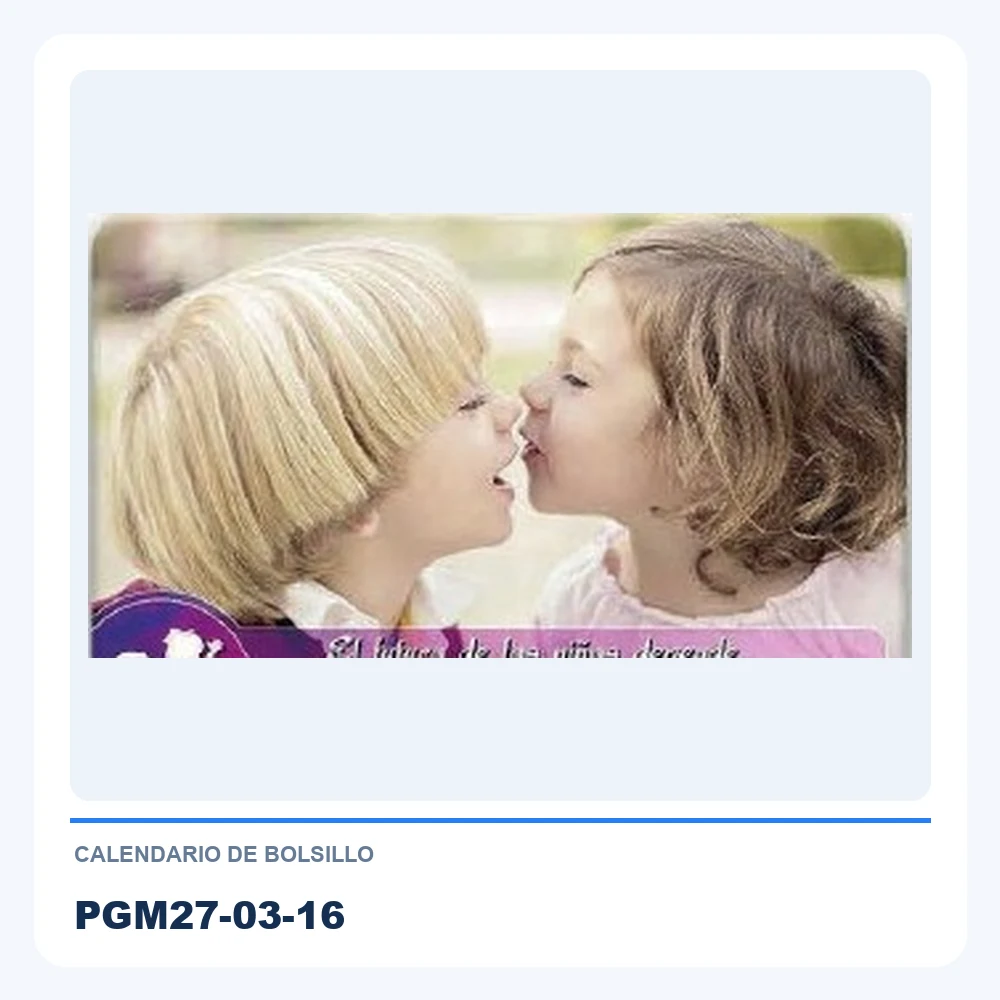 Calendario de Bolsillo PGM27-03-16