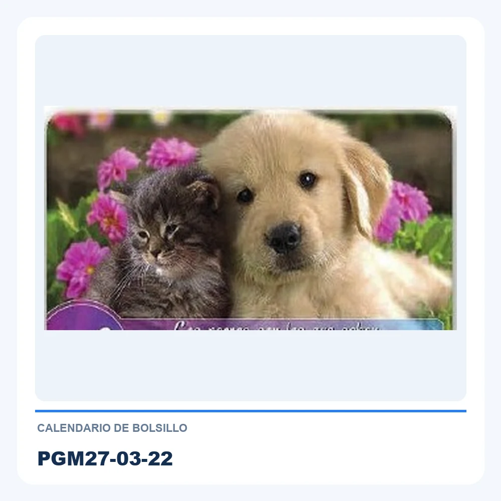 Calendario de Bolsillo PGM27-03-22