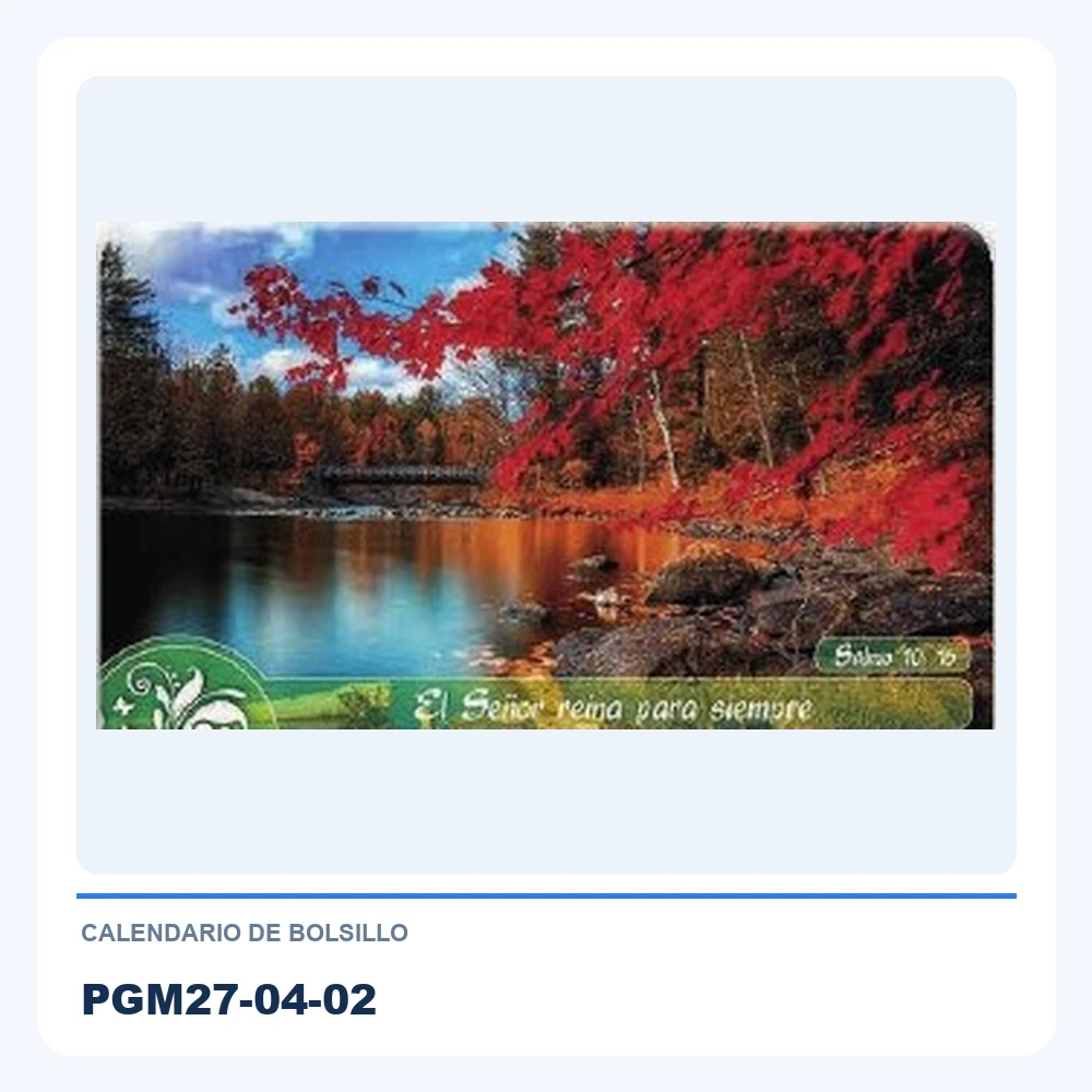 Calendario de Bolsillo PGM27-04-02