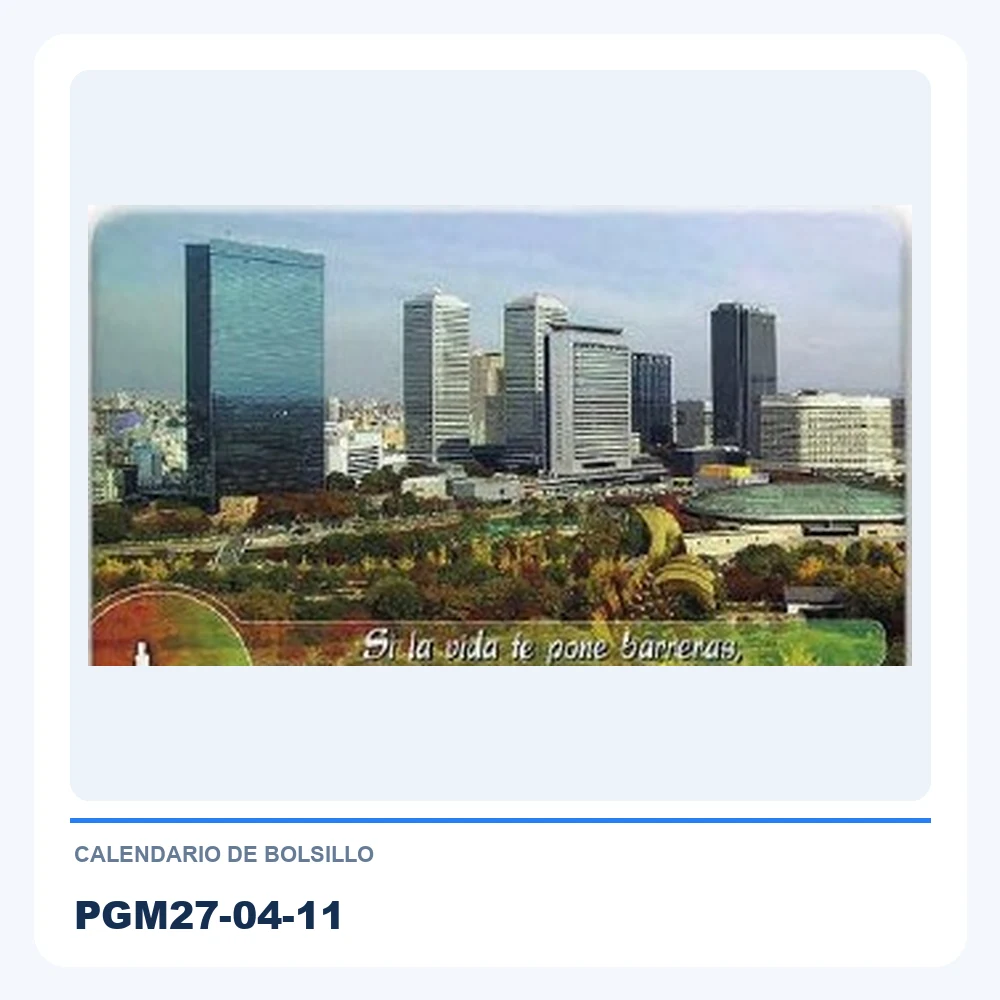 Calendario de Bolsillo PGM27-04-11