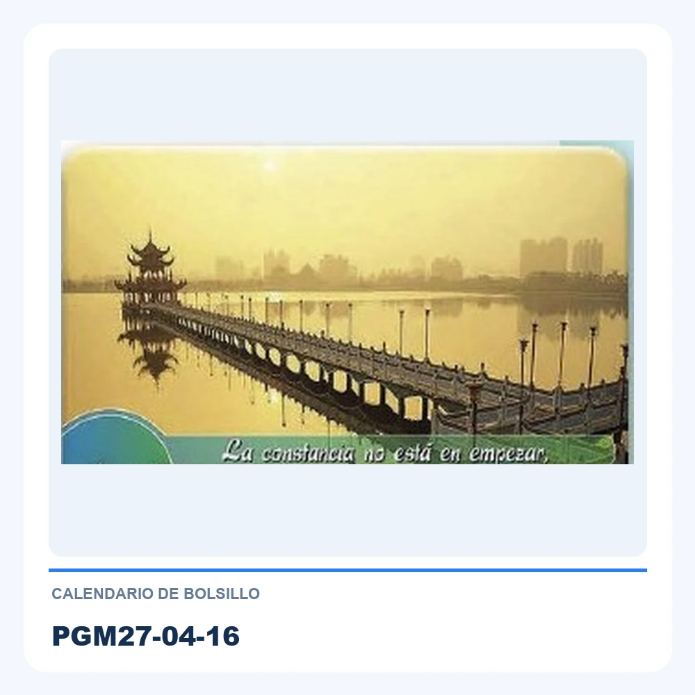 Calendario de Bolsillo PGM27-04-16