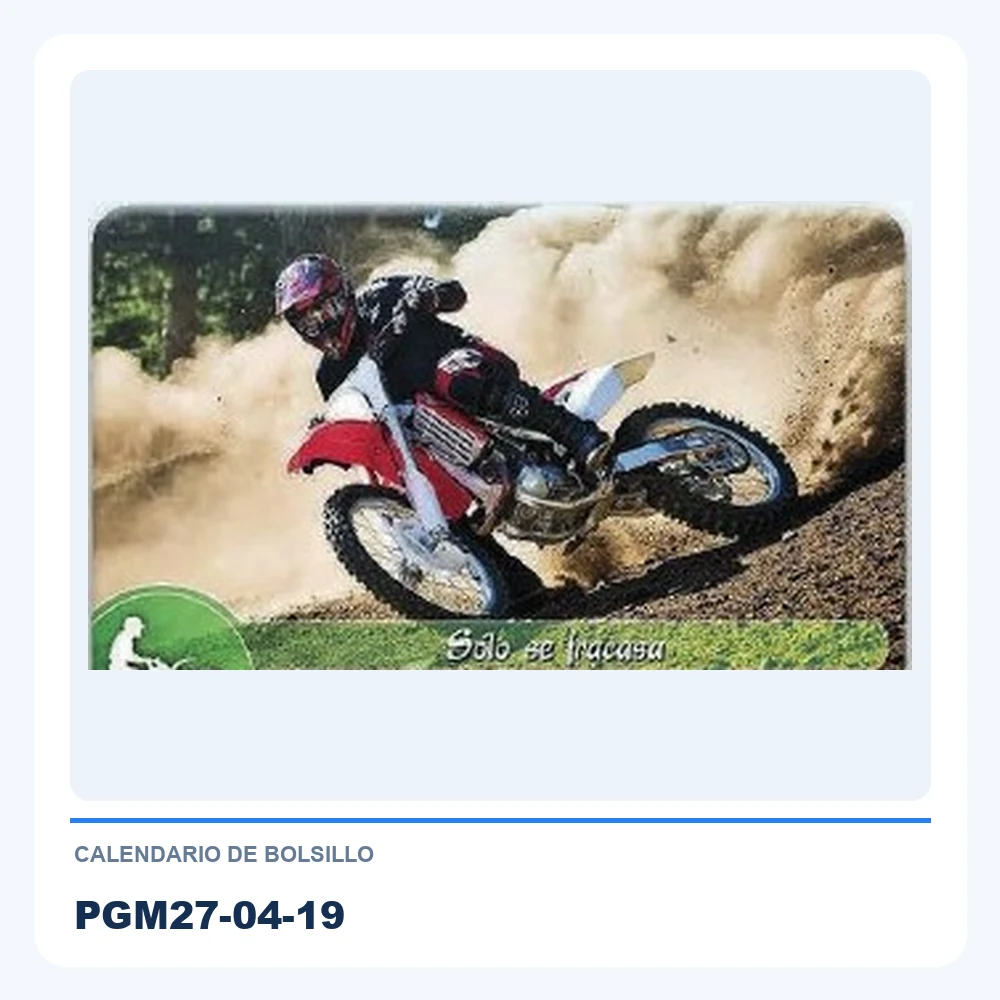 Calendario de Bolsillo PGM27-04-19
