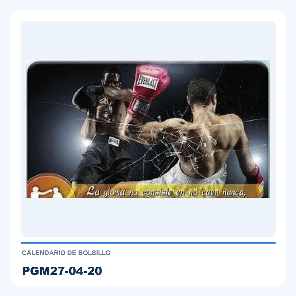 Calendario de Bolsillo PGM27-04-20
