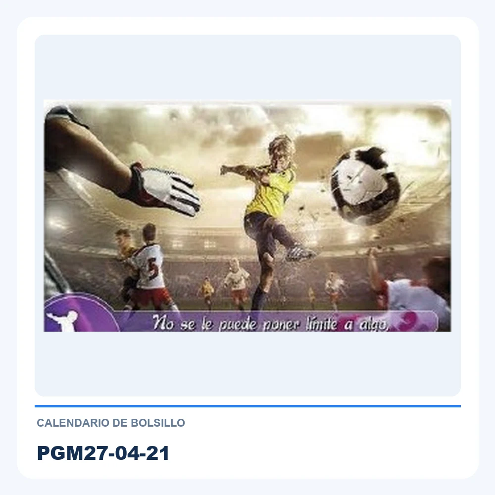 Calendario de Bolsillo PGM27-04-21