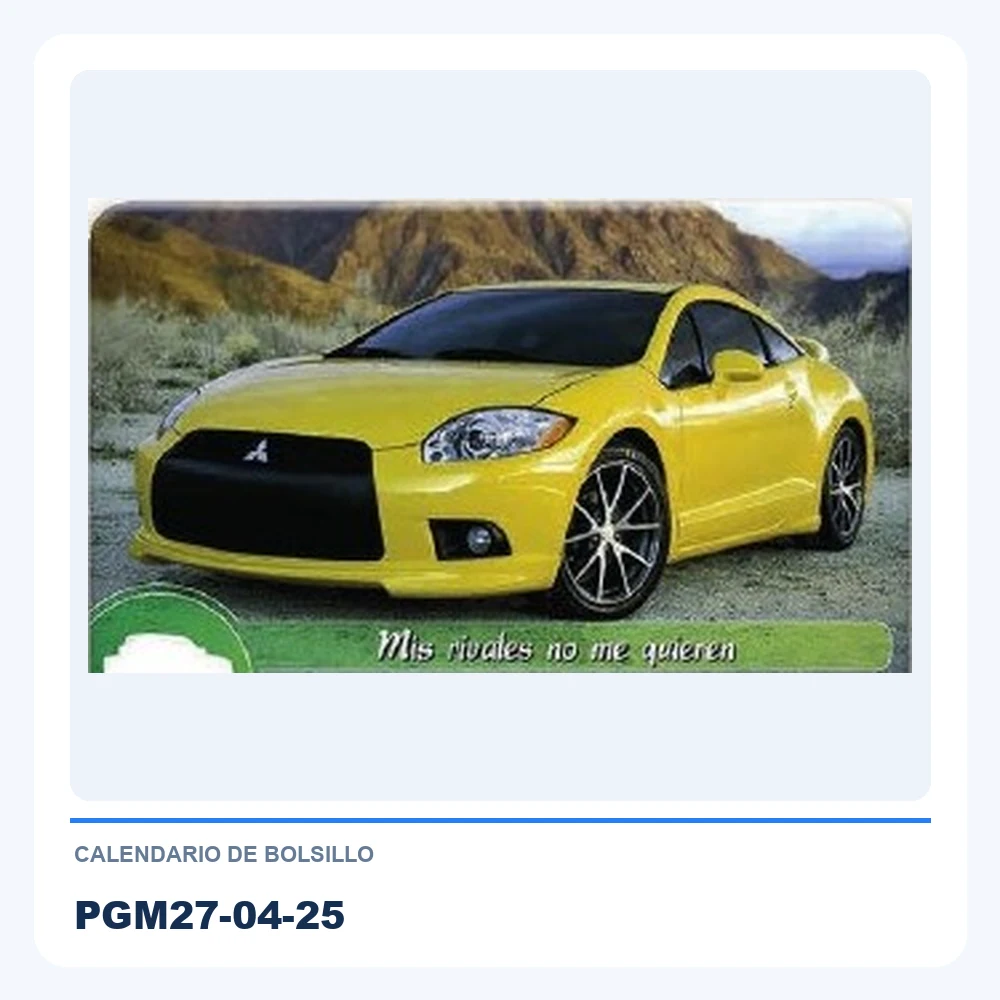 Calendario de Bolsillo PGM27-04-25