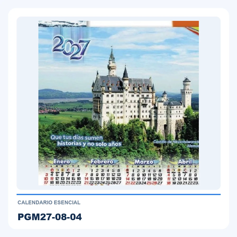 Calendario Esencial PGM27-08-04