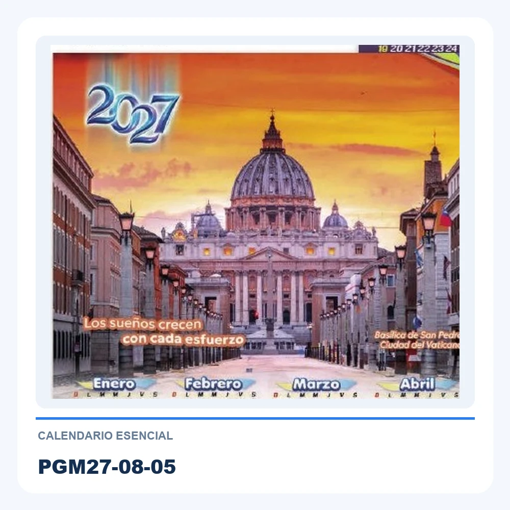 Calendario Esencial PGM27-08-05