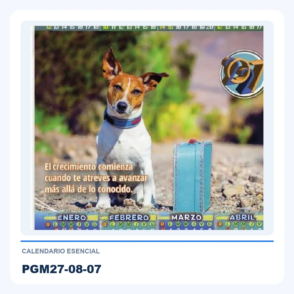 Calendario Esencial PGM27-08-07