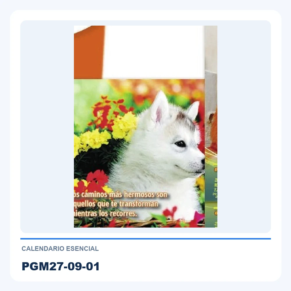 Calendario Esencial PGM27-09-01