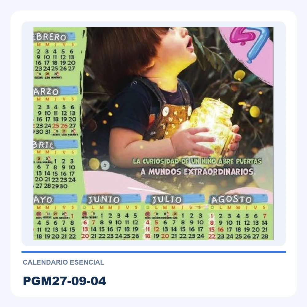 Calendario Esencial PGM27-09-04
