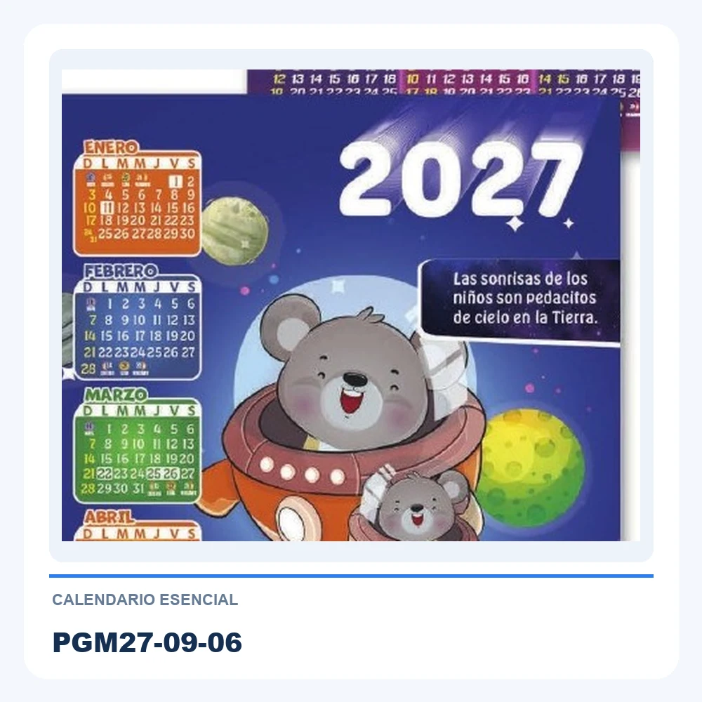 Calendario Esencial PGM27-09-06