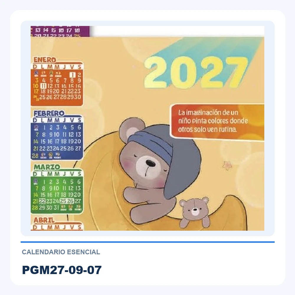 Calendario Esencial PGM27-09-07