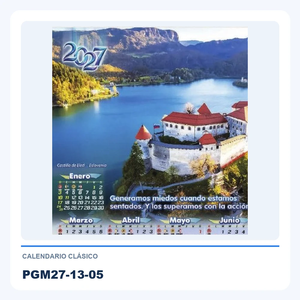 Calendario Clásico PGM27-13-05