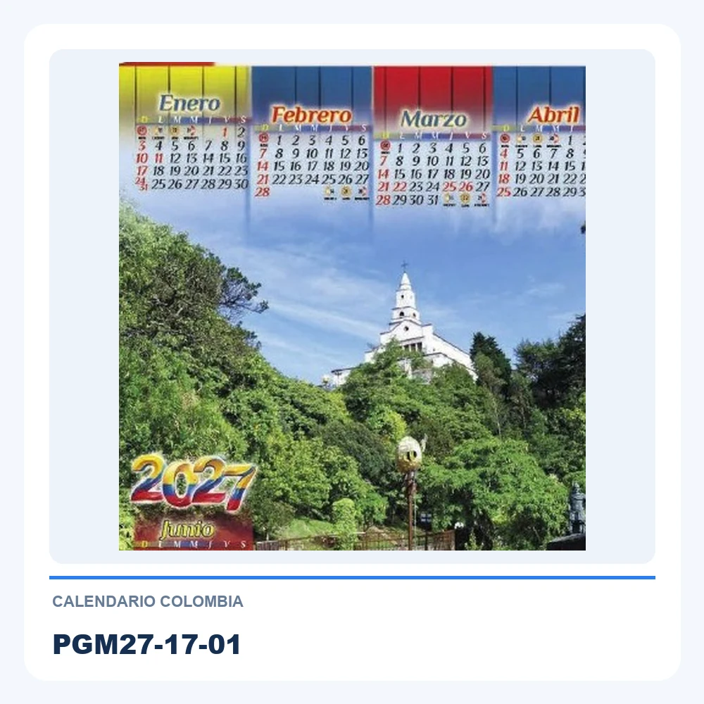 Calendario Colombia PGM27-17-01