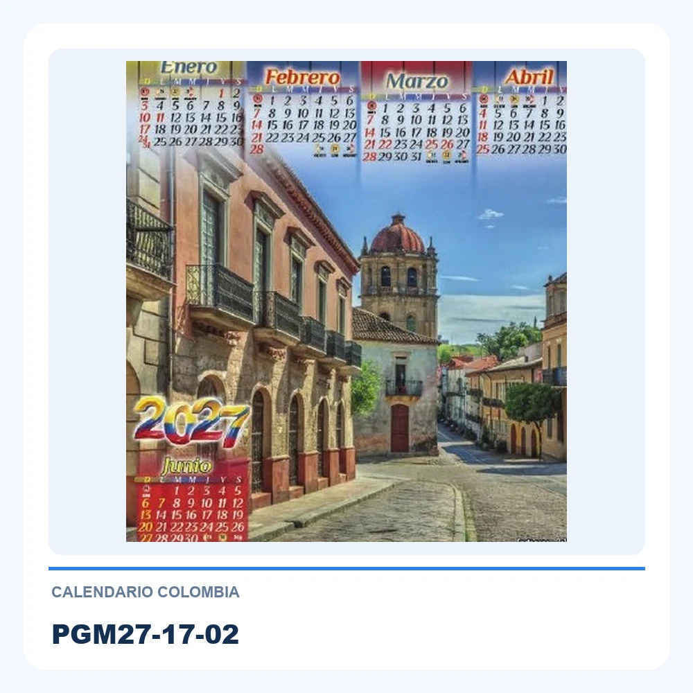 Calendario Colombia PGM27-17-02