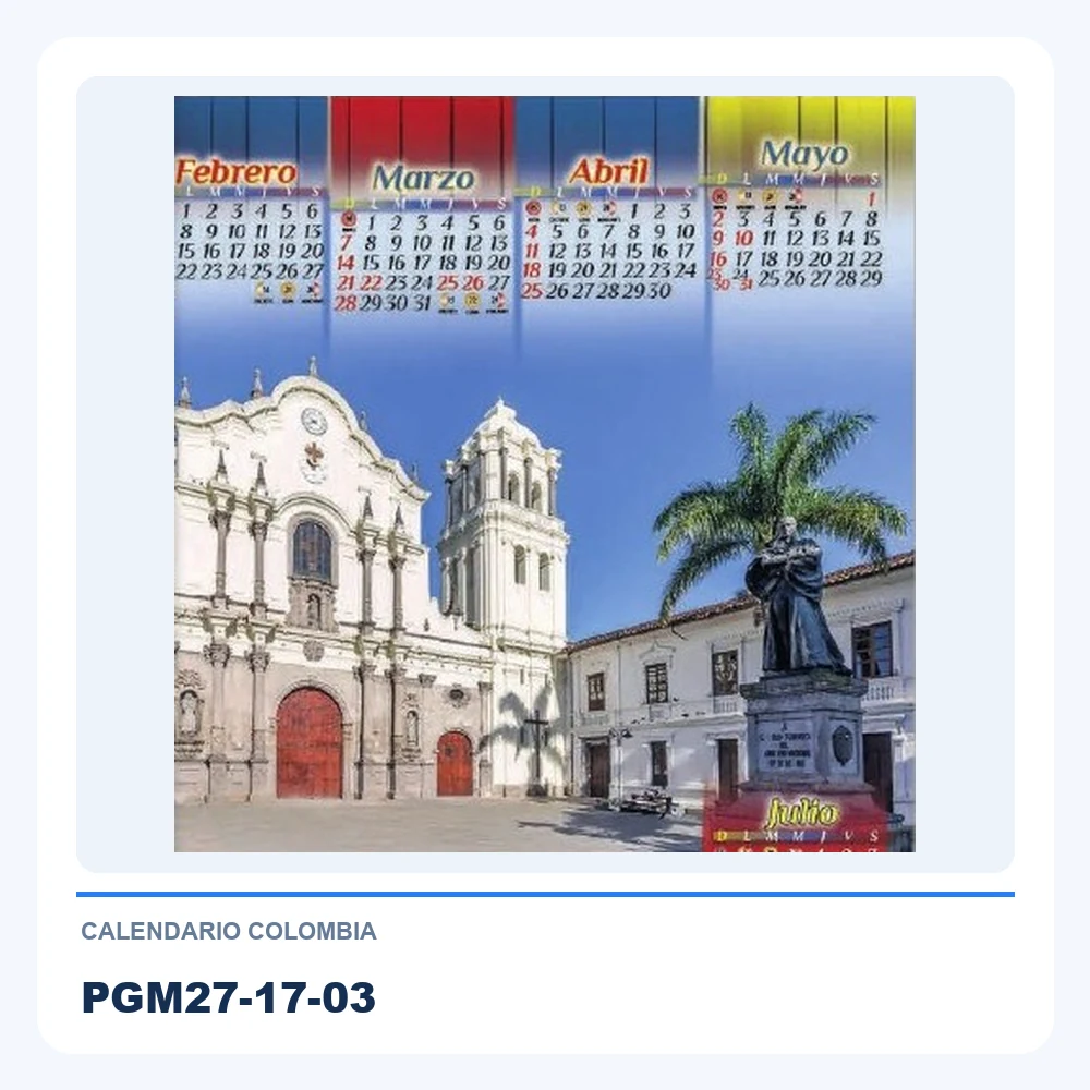 Calendario Colombia PGM27-17-03