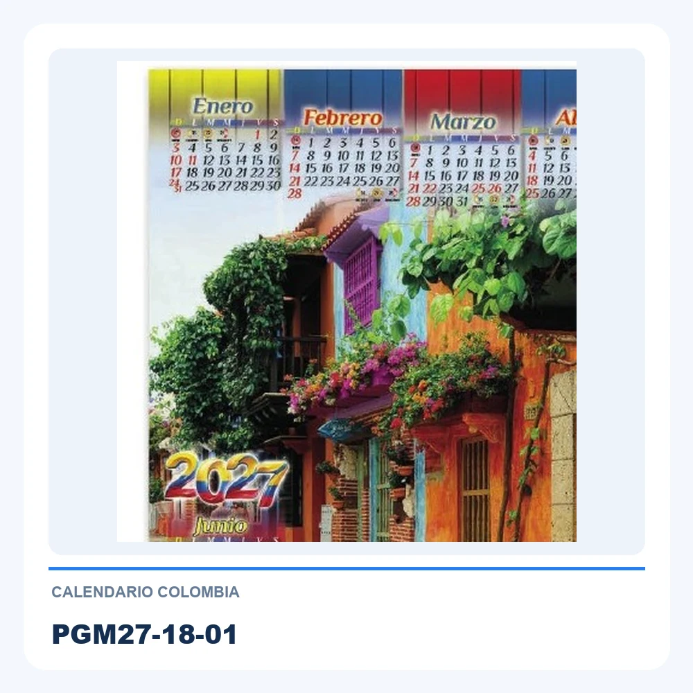 Calendario Colombia PGM27-18-01