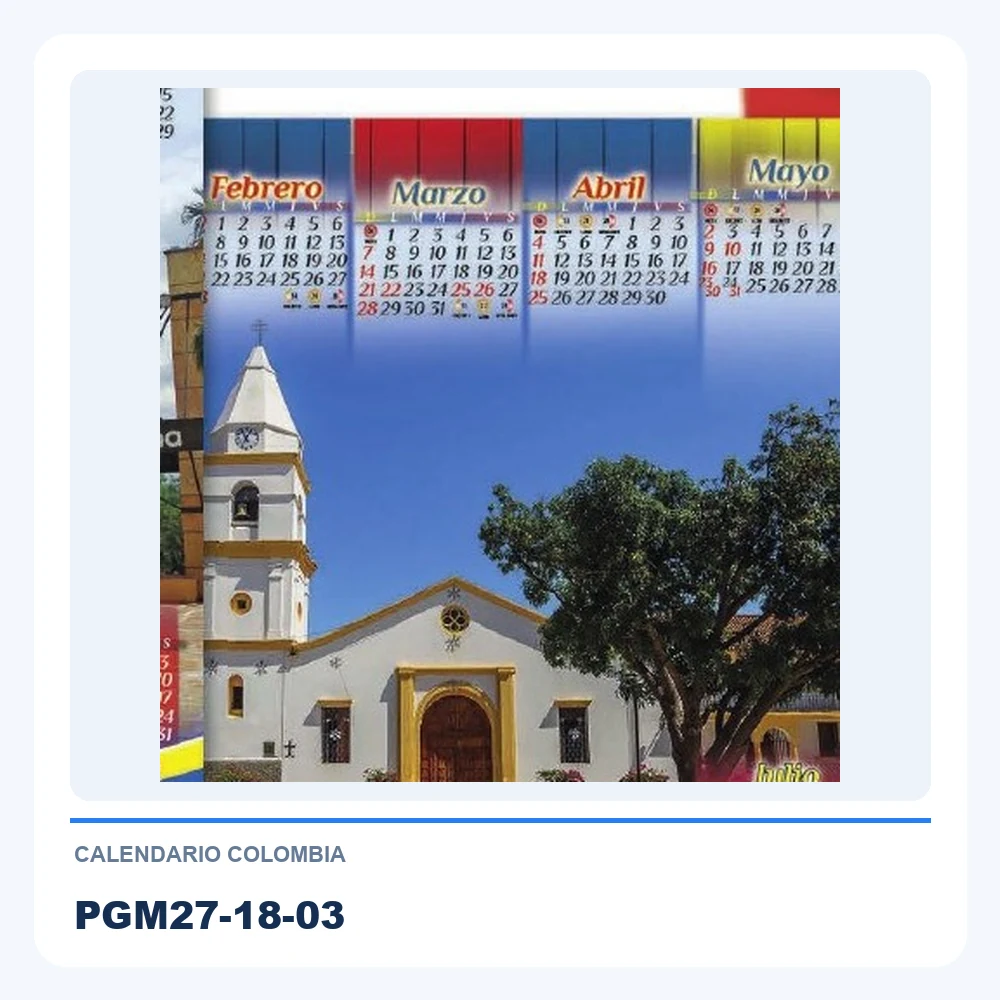 Calendario Colombia PGM27-18-03
