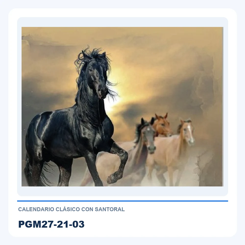 Calendario Clásico con Santoral PGM27-21-03