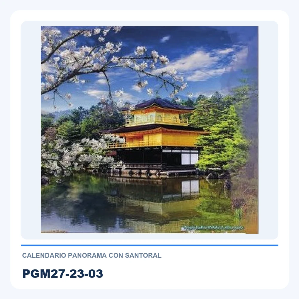 Calendario Panorama con Santoral PGM27-23-03
