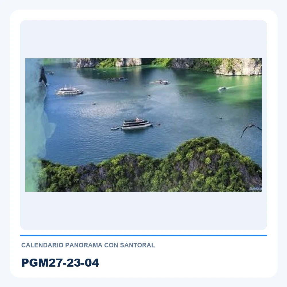 Calendario Panorama con Santoral PGM27-23-04