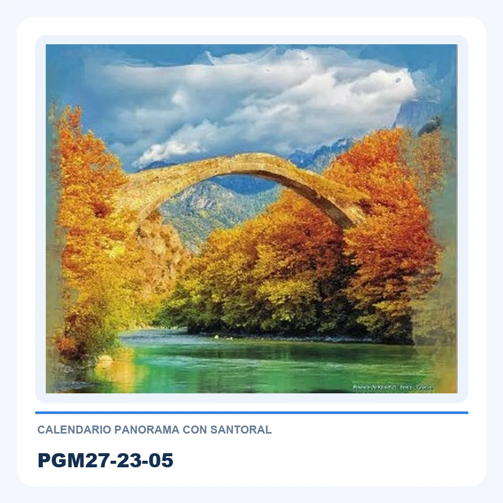 Calendario Panorama con Santoral PGM27-23-05