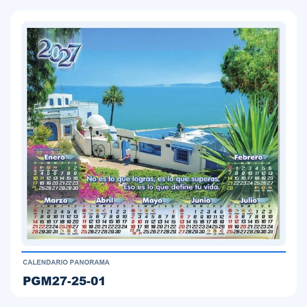 Calendario Panorama 2027