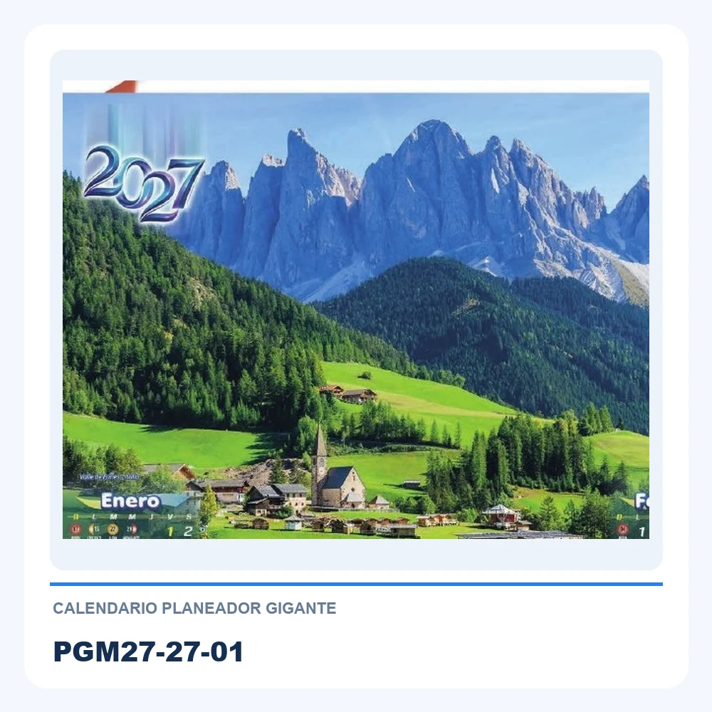 Calendario Planeador Gigante PGM27-27-01