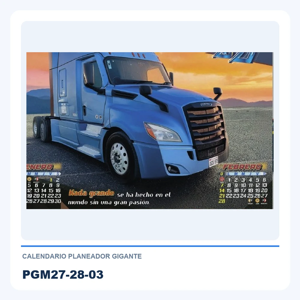 Calendario Planeador Gigante PGM27-28-03
